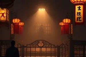 出租车夜间行驶时收音机亮起的画面