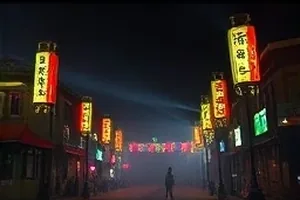 灰墙上层层覆盖的涂鸦图案画面